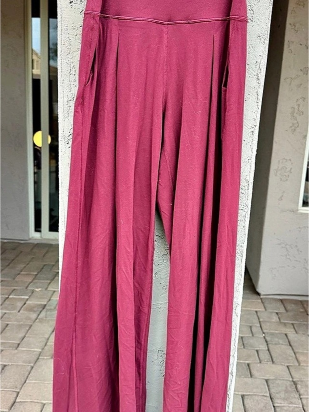 Lululemon High-Rise Wide-Leg Palazzo Pant Maroon- XS